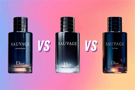 sauvage dior edp vs parfum